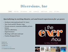 Tablet Screenshot of diversionsinc.com